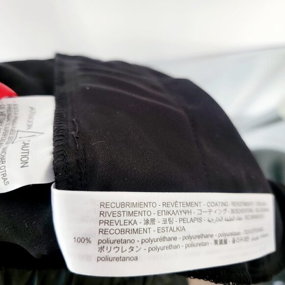 NWT Zara Waxed Effect Coated Wide Leg Pull On Elastic Waist Women's Pants XS - Picture 11 of 11